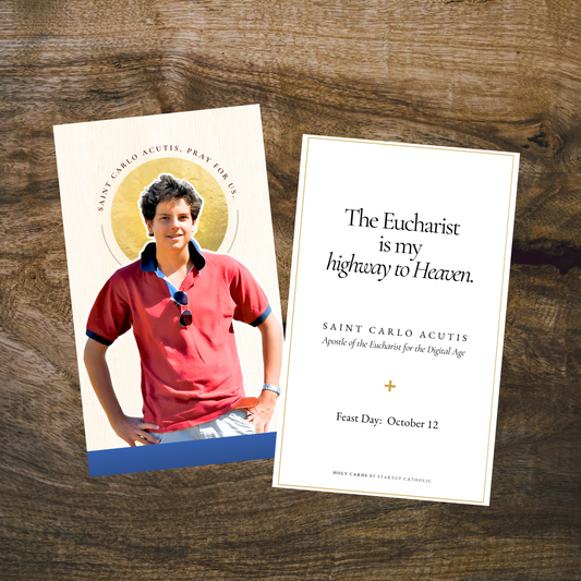 500 Saint Carlo Acutis Prayer Cards